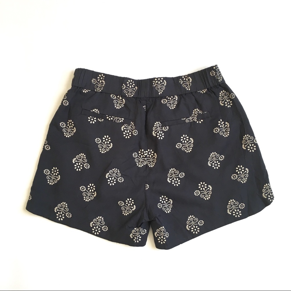 Madewell Drapey Pull On Shorts Blue Floral XXS XS - Picture 4 of 4